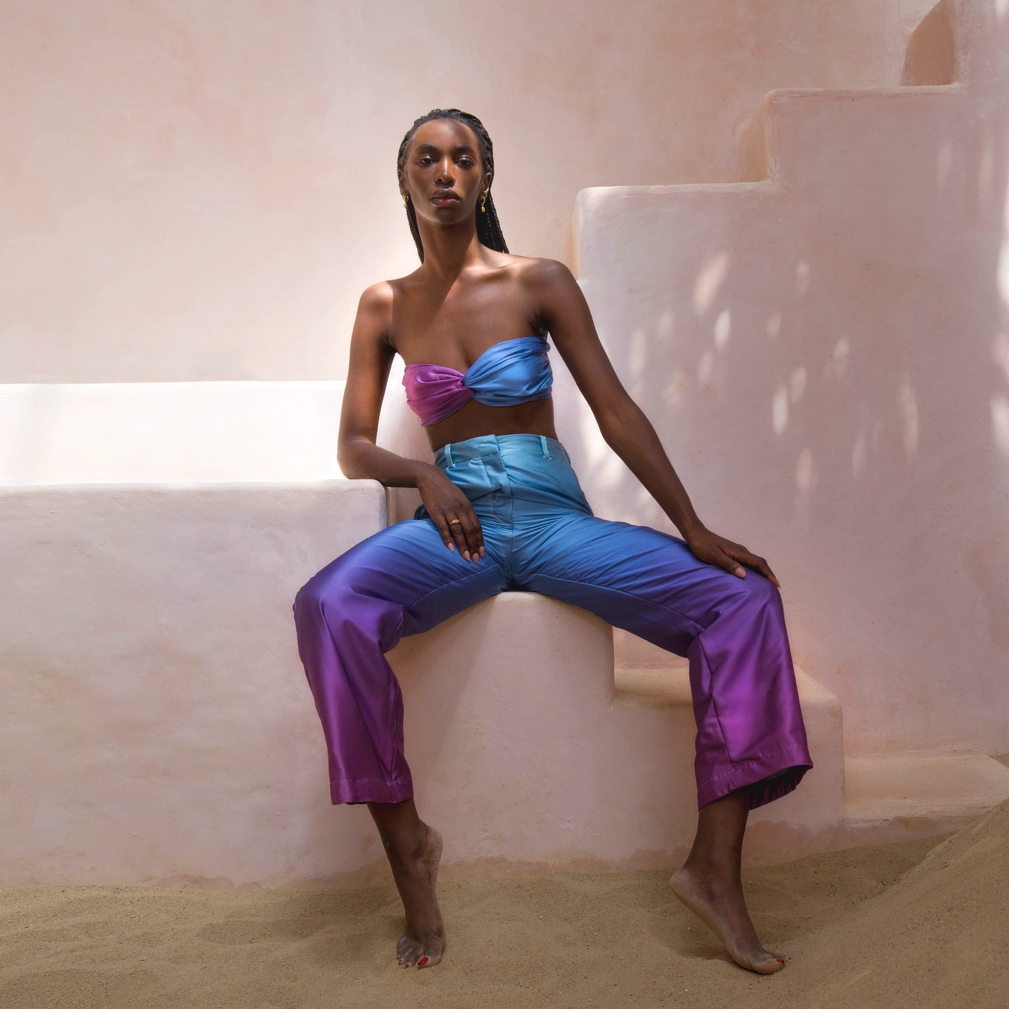 Dreamy Photo Shoot by photographer Kinia Podsiadlo, at Bali arts District Sand Studio