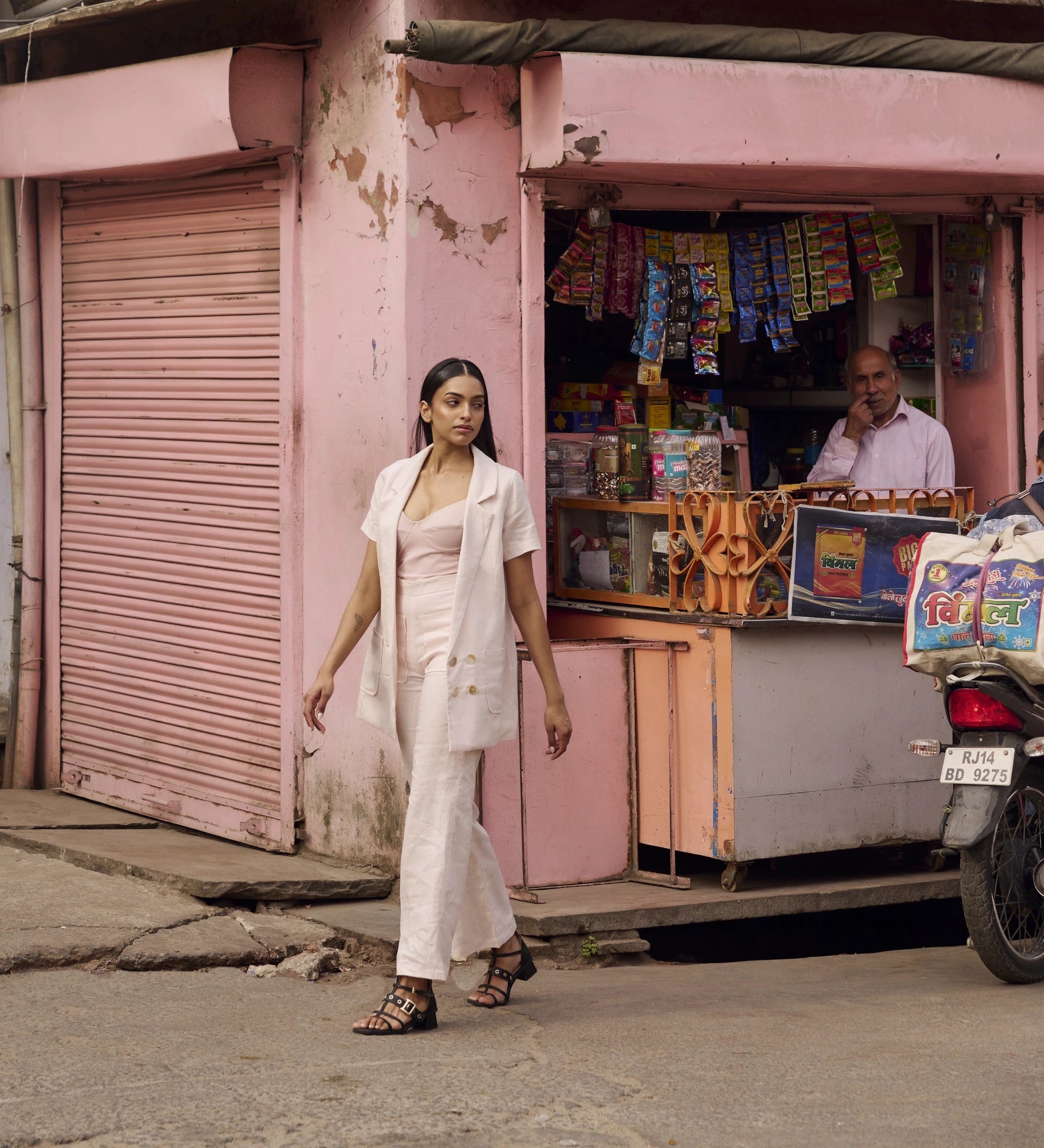 BAHAMA SUIT PANT SOFT PINK - Miss Milne