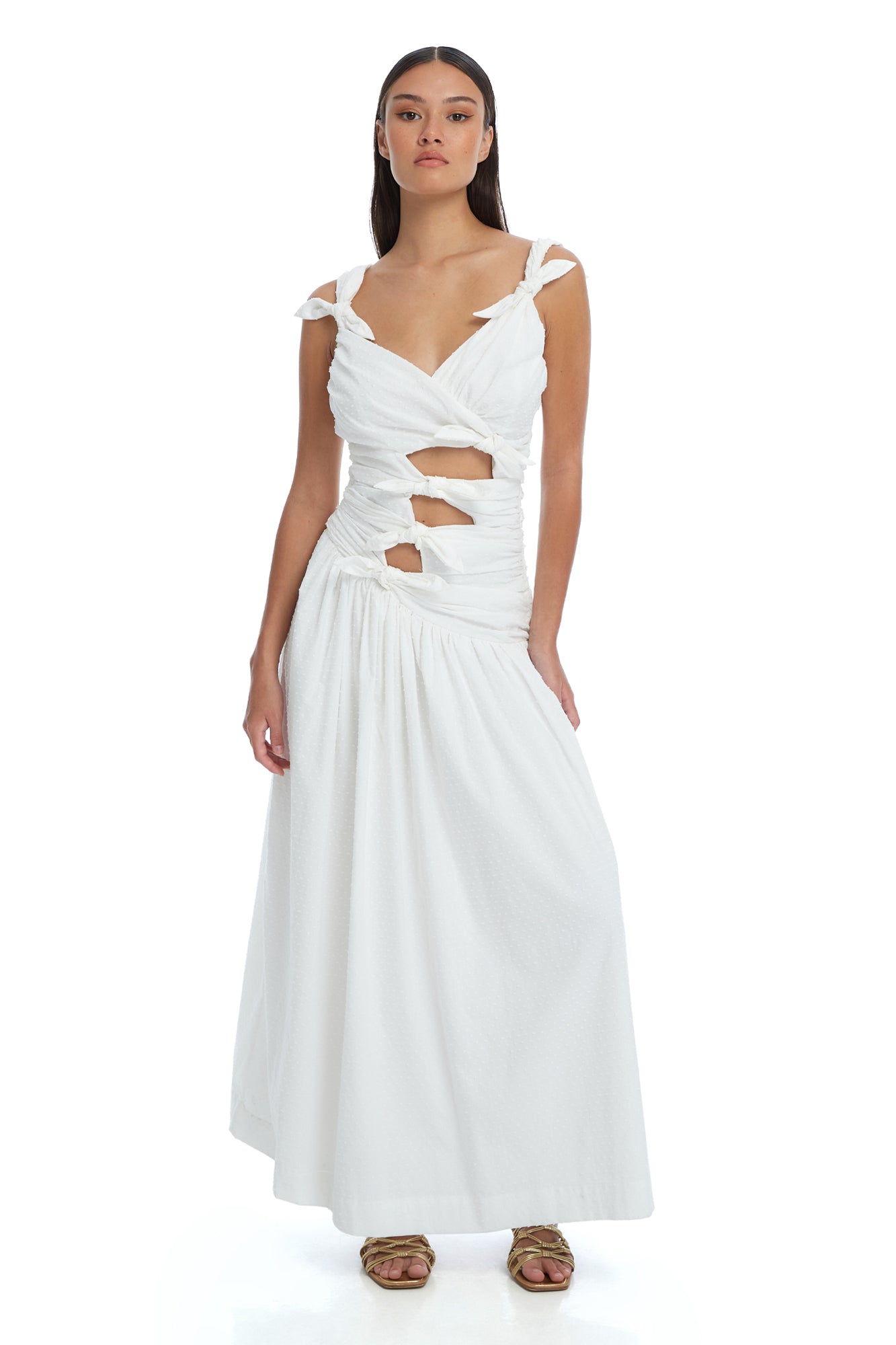 eros maxi dress EROS TIE DRESS