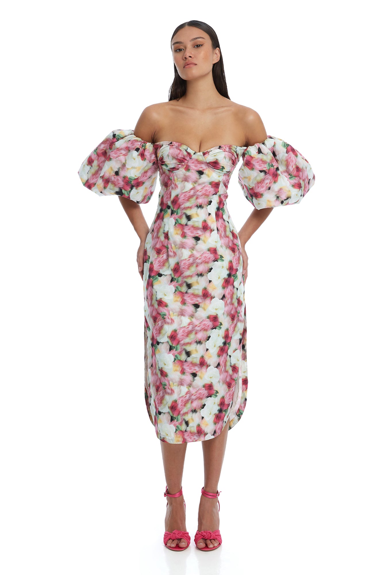 Tokyo rose 2024 midi dress