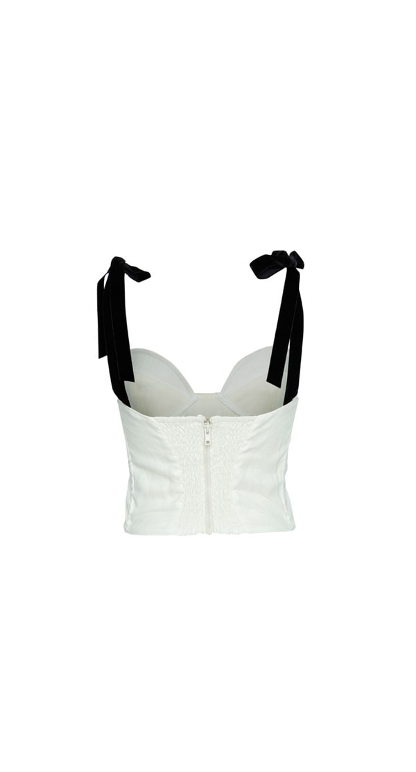 AMALFI BODICE OFF WHITE - Miss Milne