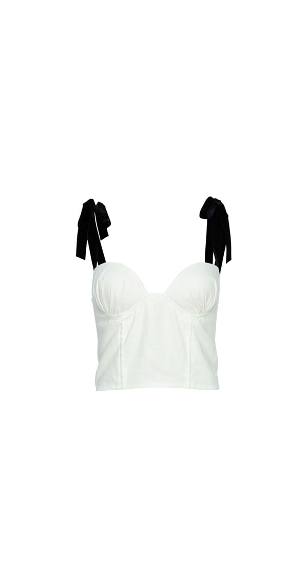 AMALFI BODICE OFF WHITE - Miss Milne