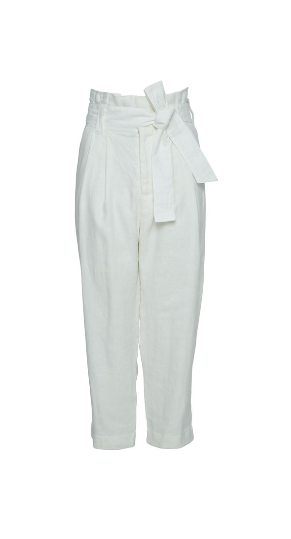 AU DU JOUR PANT WHITE - Miss Milne