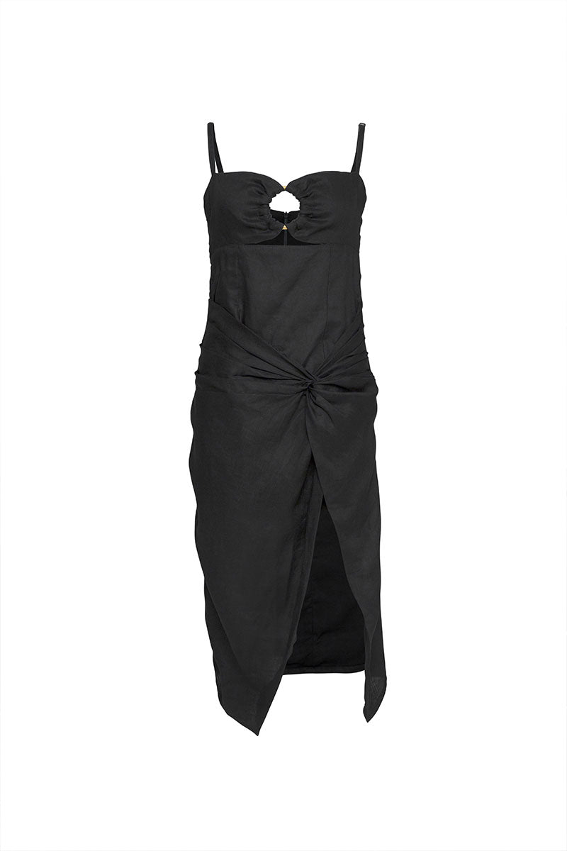 SIROCO DRESS BLACK - Miss Milne