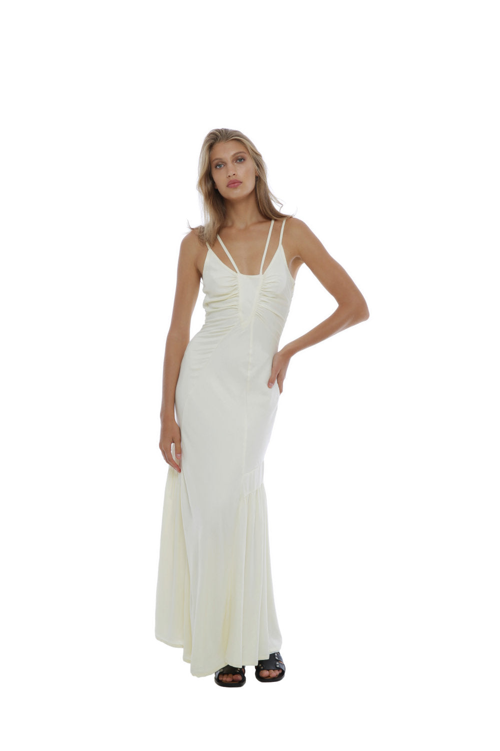 Alexa Dress Vanilla - Miss Milne