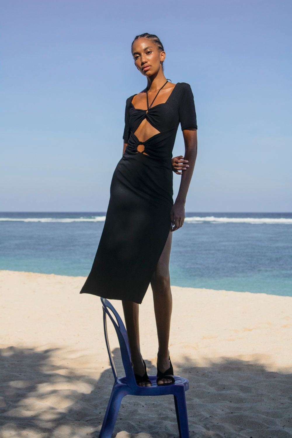 MYKONOS TIE DRESS - Miss Milne