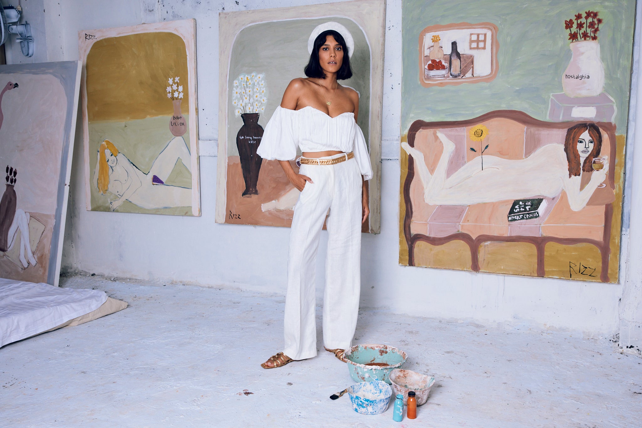 Capri Pants White - Miss Milne