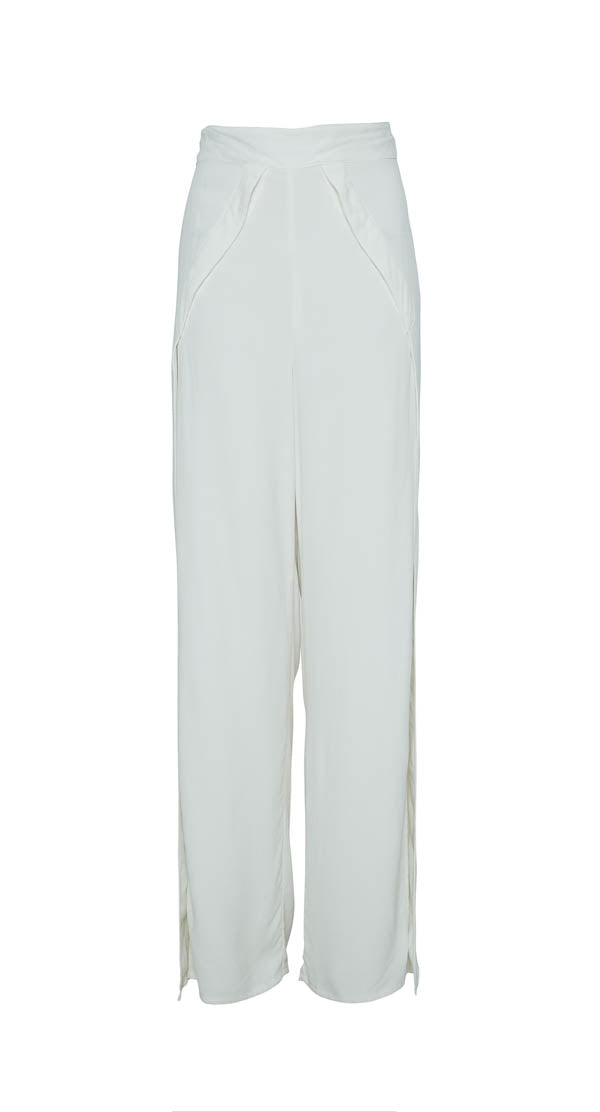 LEMNOS PANT WHITE - Miss Milne