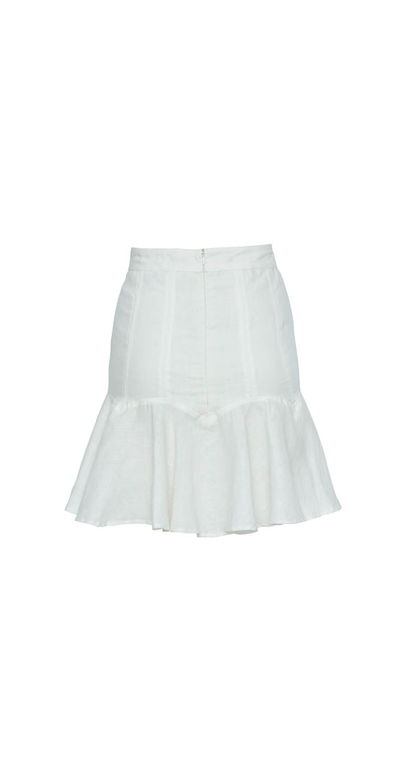 LOU LOU SKIRT WHITE - Miss Milne