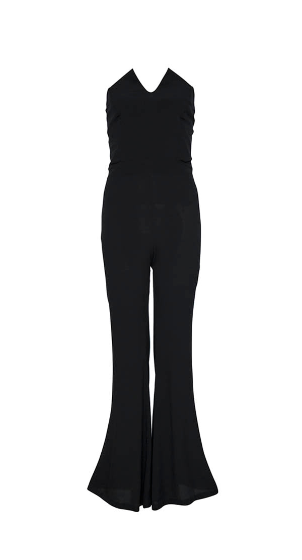 SINGAPORE JUMPSUIT BLACK - Miss Milne